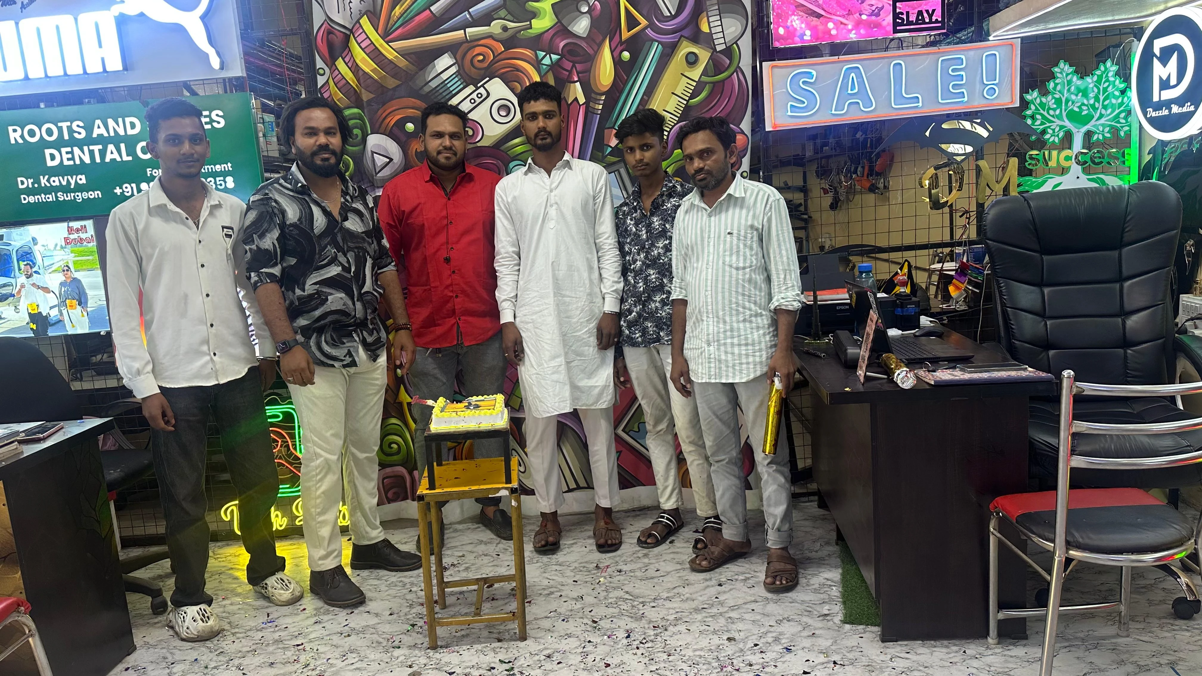 Dazzle Media Group team at work