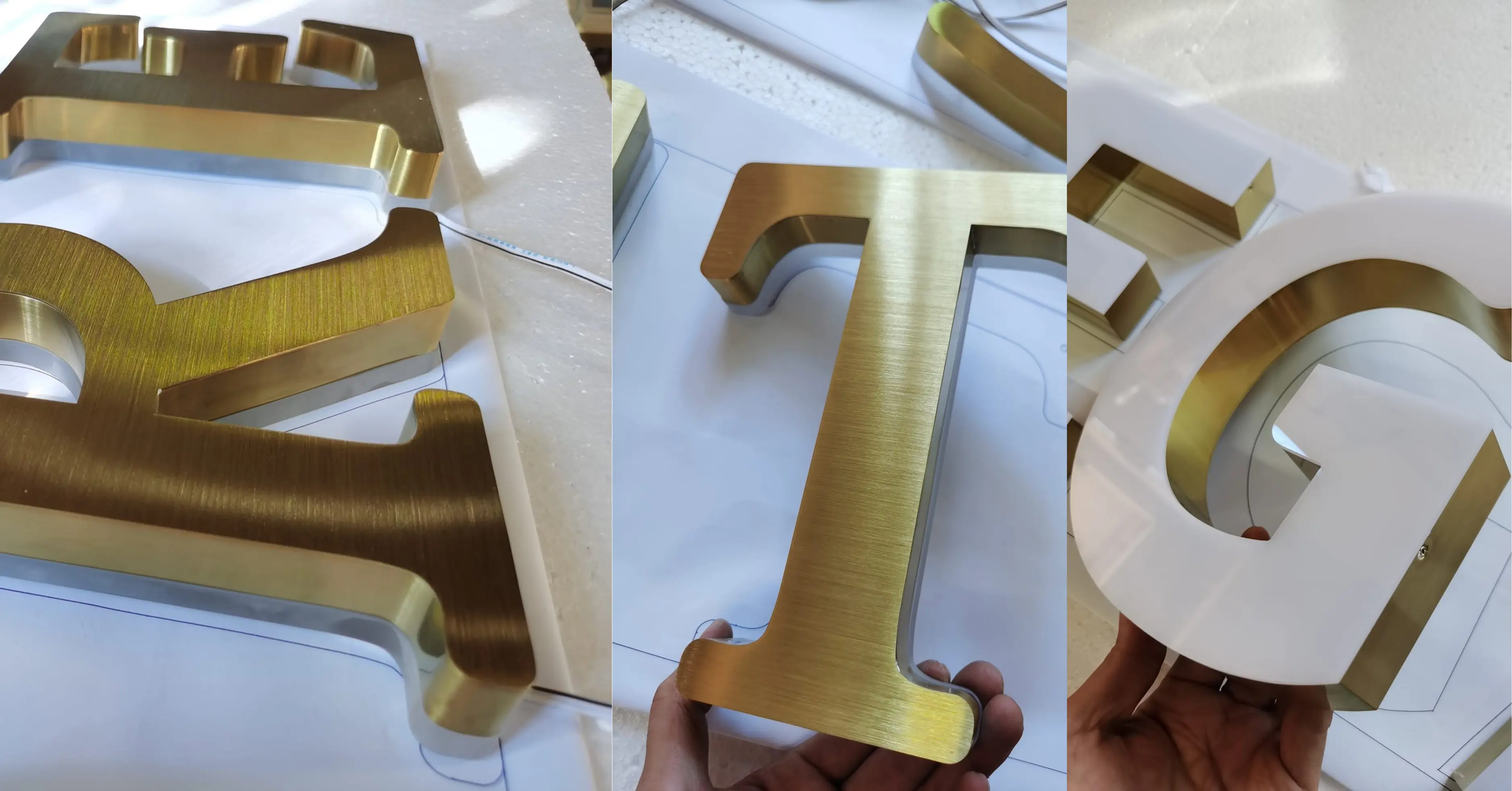 Reception 3D Letters for IT Company